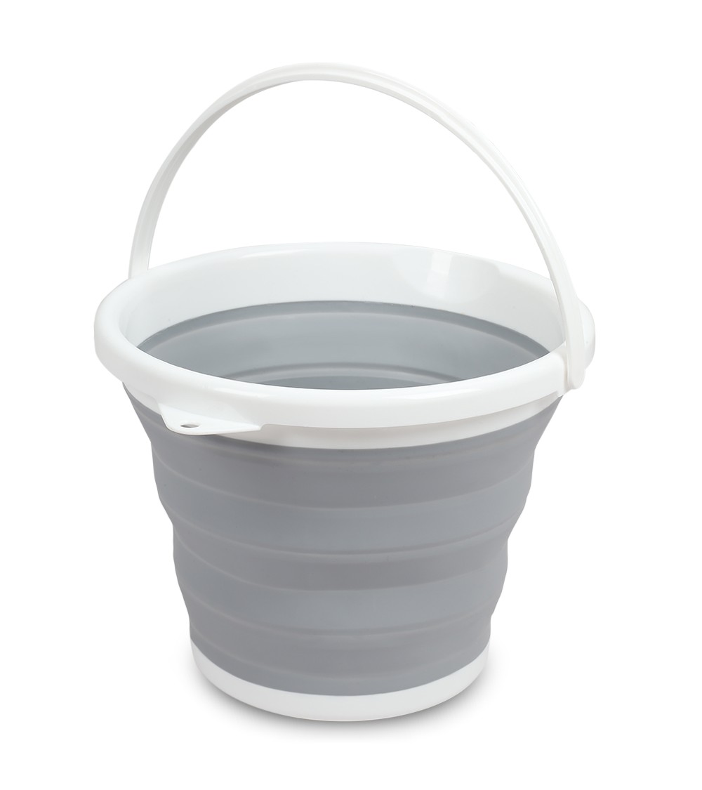 Collapsible 10 Liter/2.64 Gallon Silicon Bucket,BPA Free