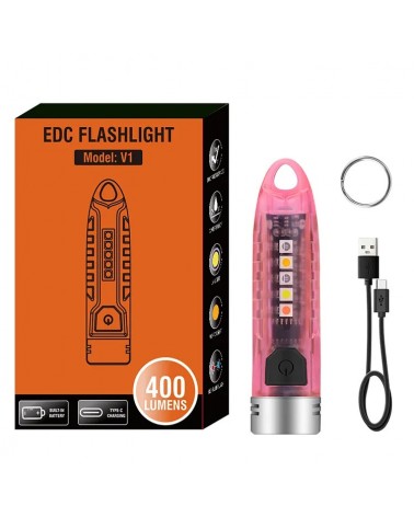 Boruit V1 Led flashlight - 12 Modes - 400 Lumens