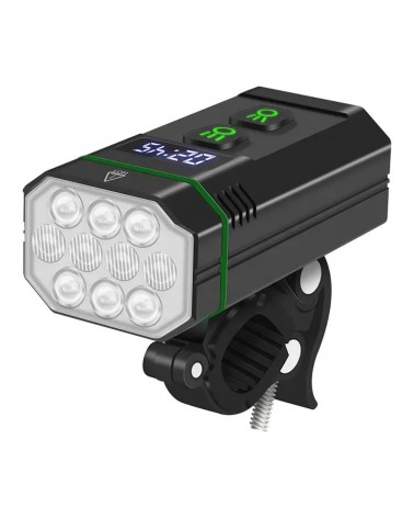 BORUiT L15 - Lampada per bicicletta super luminosa - 10000lm -