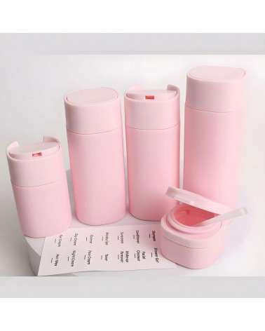 Luxury cosmetic bottle set - Pink