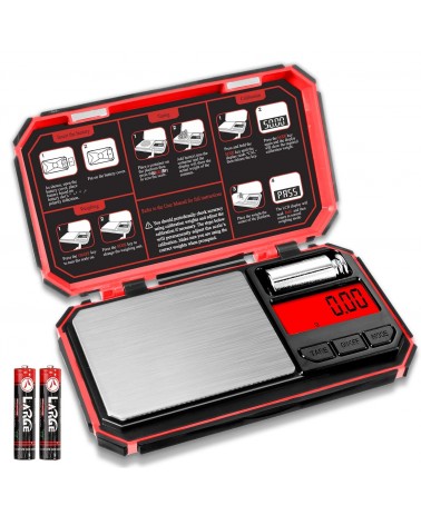 Professional digital pocket scale - precision 0.01g /200g