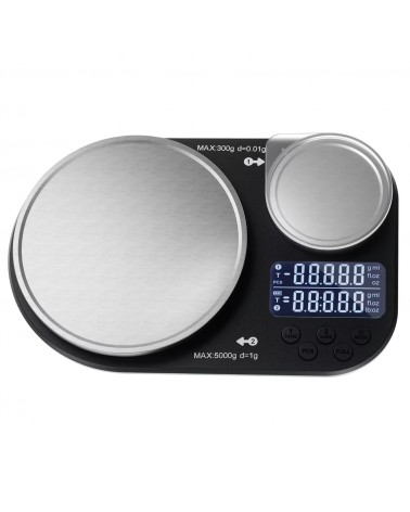 Dual platform digital kitchen scale